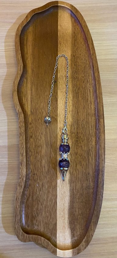 amethyst double pendulum